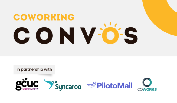 Event Banner - Coworking Convos with Sponsor Logos | Cat Johnson Co