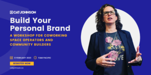 Workshop Banner for Build Your Personal Brand | Cat Johnson Co