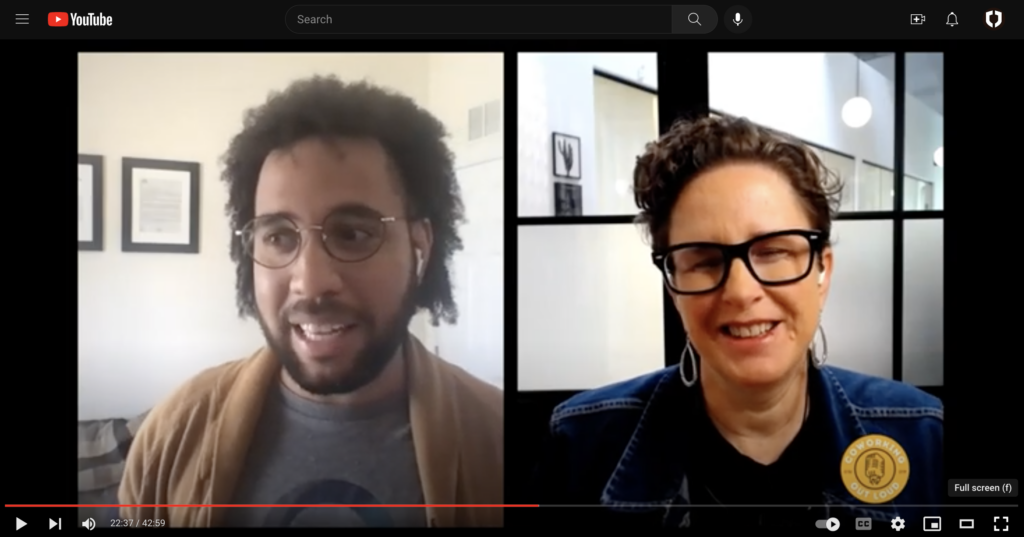 Cat Johnson and DeShawn Brown on Coworking Out Loud