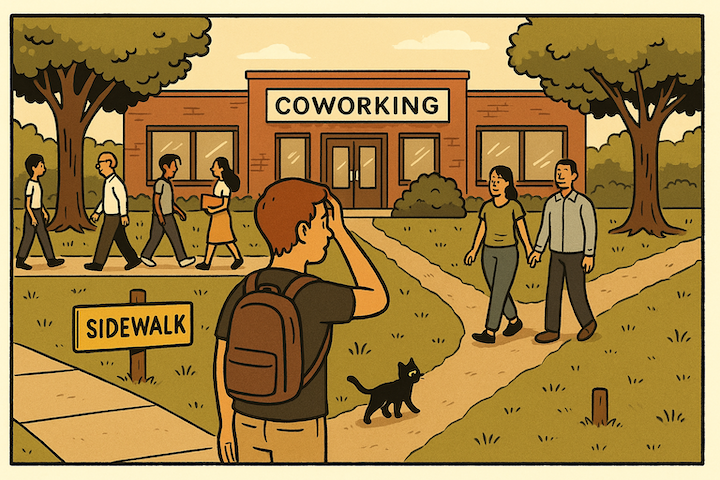 desire paths and coworking