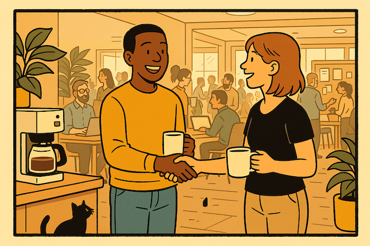 new members coworking community