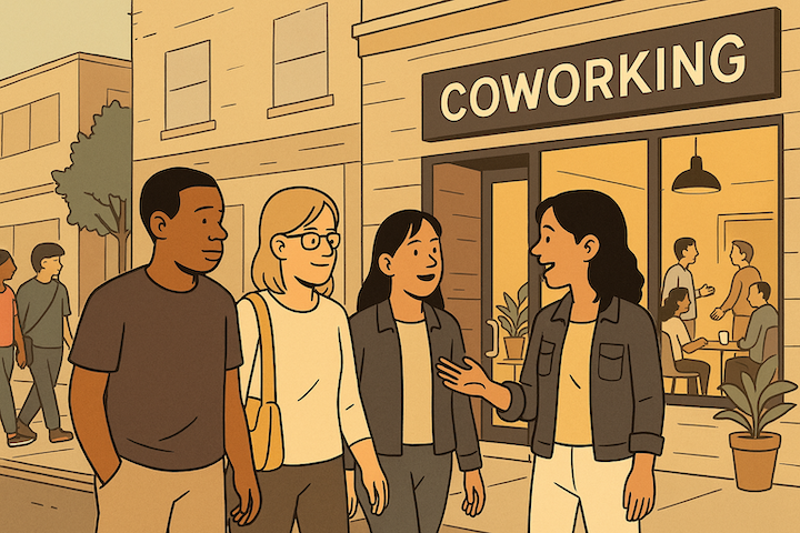 coworking brand represent