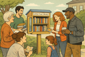 Little Free Library and Coworking