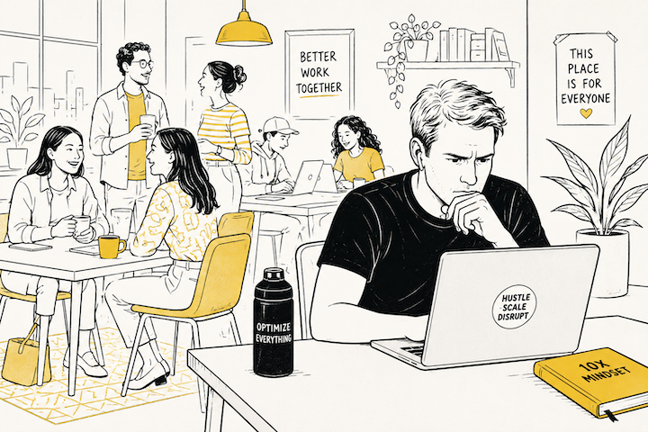 coworking members desperate for connection