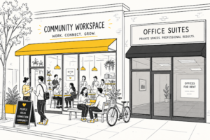 advantages community-focused coworking